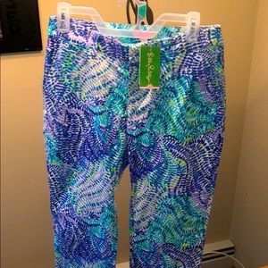 NWT Lily Pulitzer Printed Trouser Style Jean